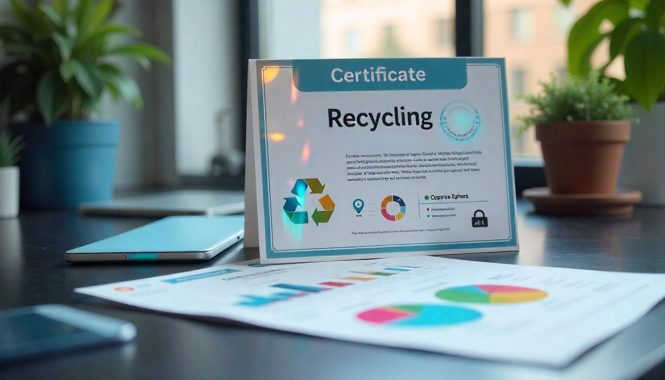 Certificate of Recycling